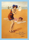 dos ninas en playa